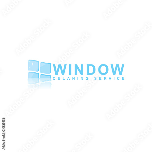 window cleaning service logo design
