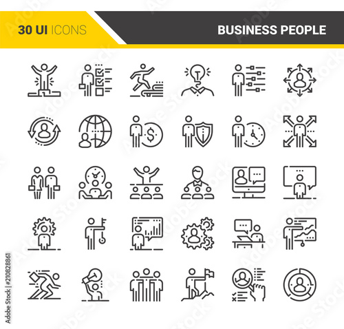 Business People Icons