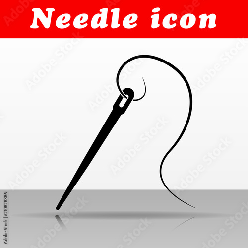 needle vector icon design