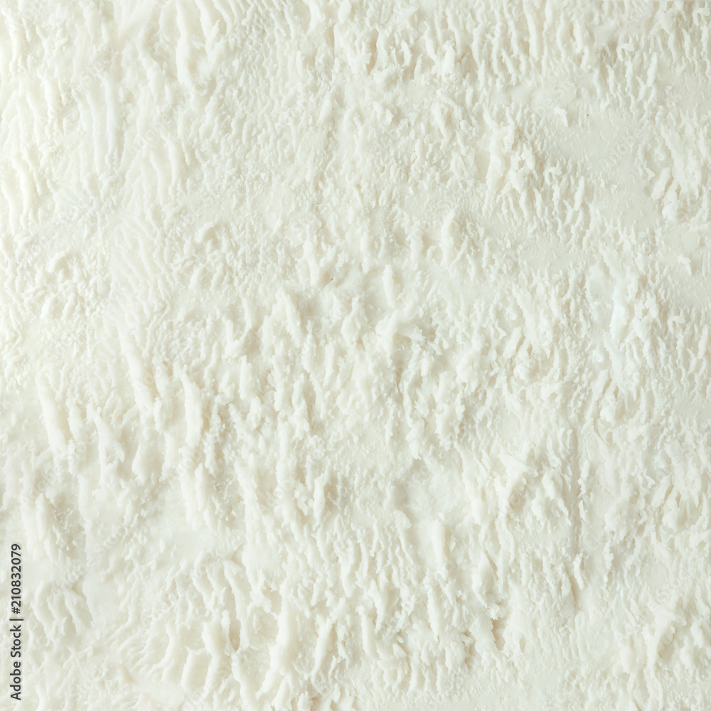 Vanilla ice cream white texture. Summer minimal background. Flat lay Vanilla ice cream white texture. Summer minimal background. Flat lay