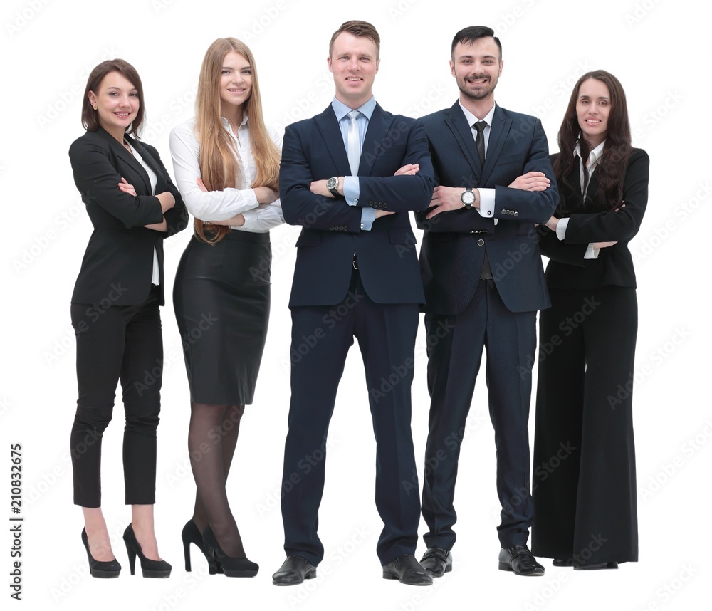 portrait in full growth. team of young business people portrait in full growth. team of young business people