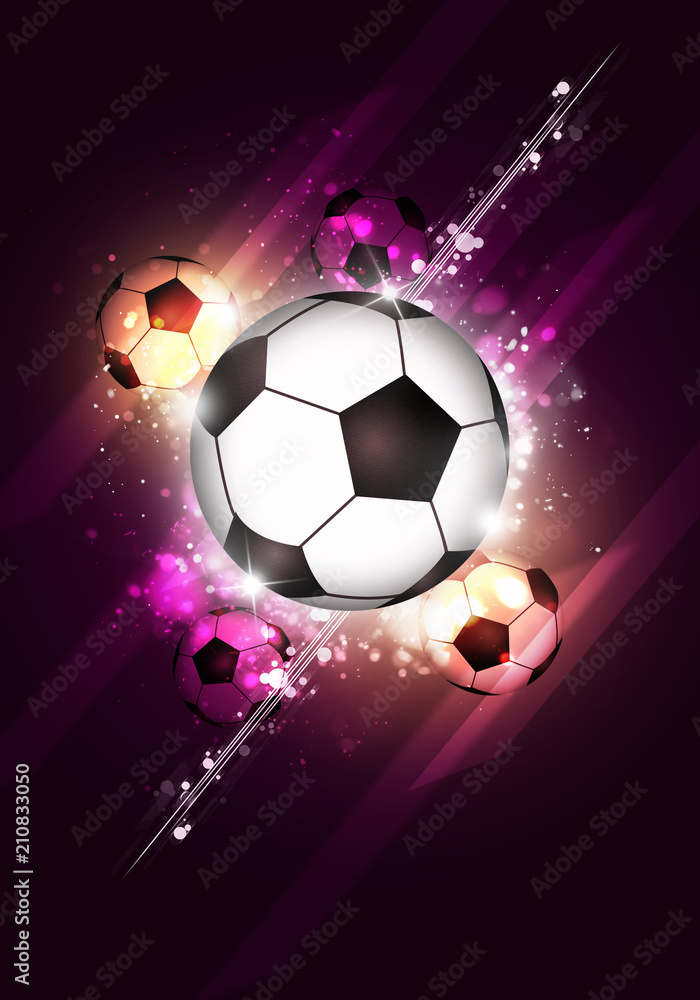 Obraz premium Football Sport Background