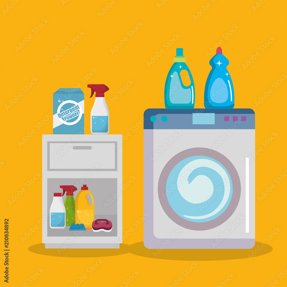 wash machine with laundry service icons wash machine with laundry service icons