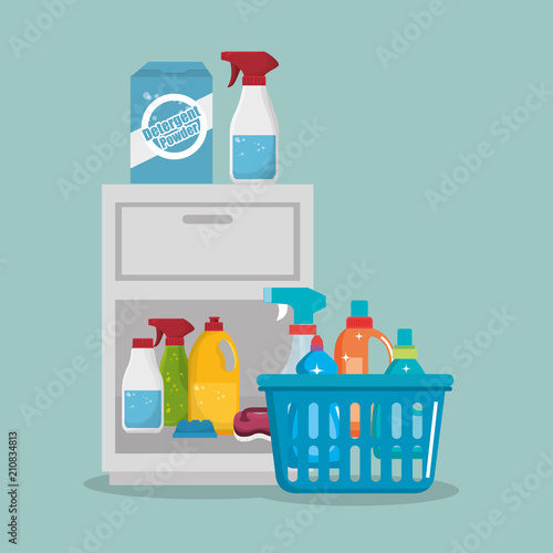 laundry service set products