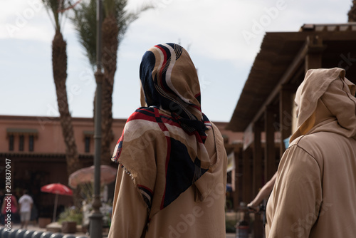 Womans in Marrkech, Morocco photo