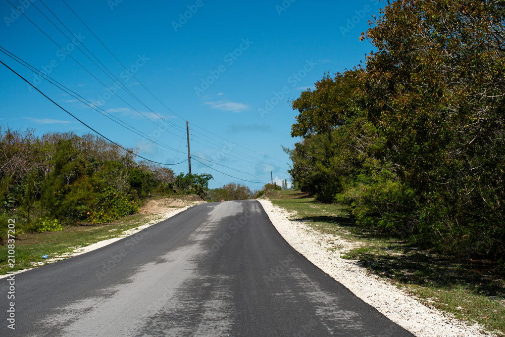 Streets on Green Turtle Cay, Bahamas