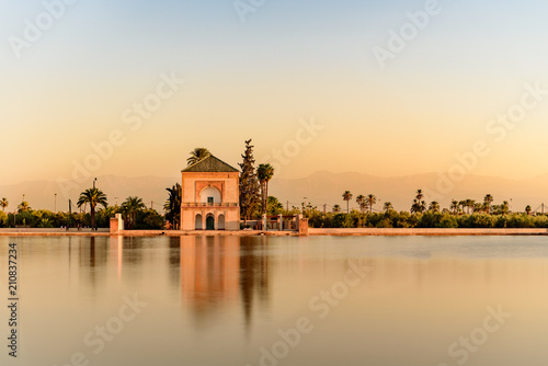 Canvastavla The Menara gardens, Marrkech, Morocco