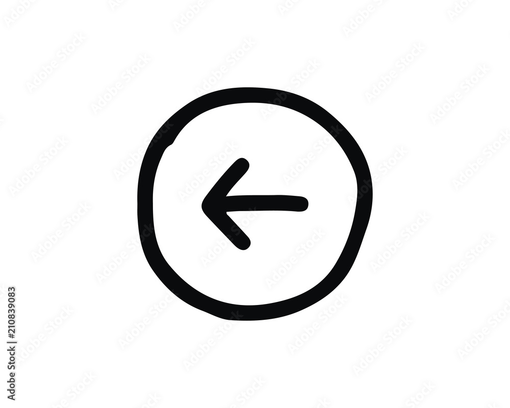 left icon design illustration,hand drawn style design, designed for web and app left icon design illustration,hand drawn style design, designed for web and app