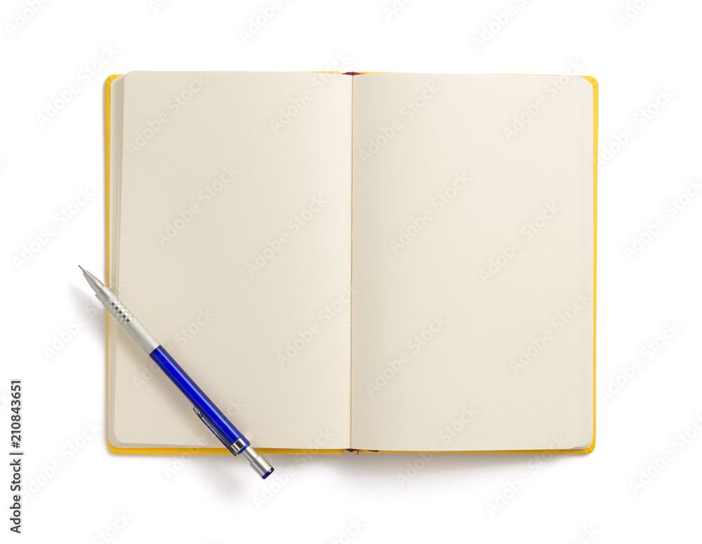notebook isolated at white notebook isolated at white