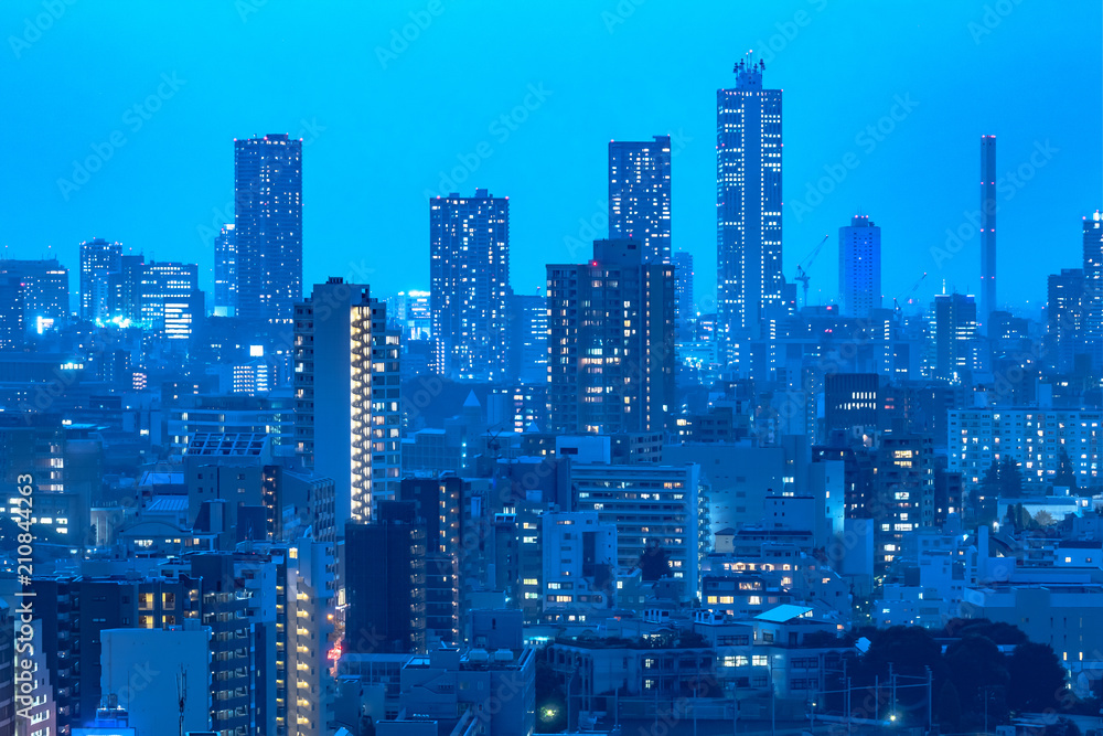 東京都市部の夜景