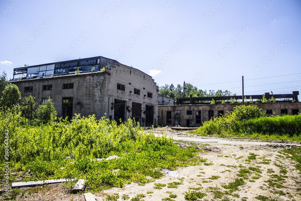 Obraz premium Abandoned building
