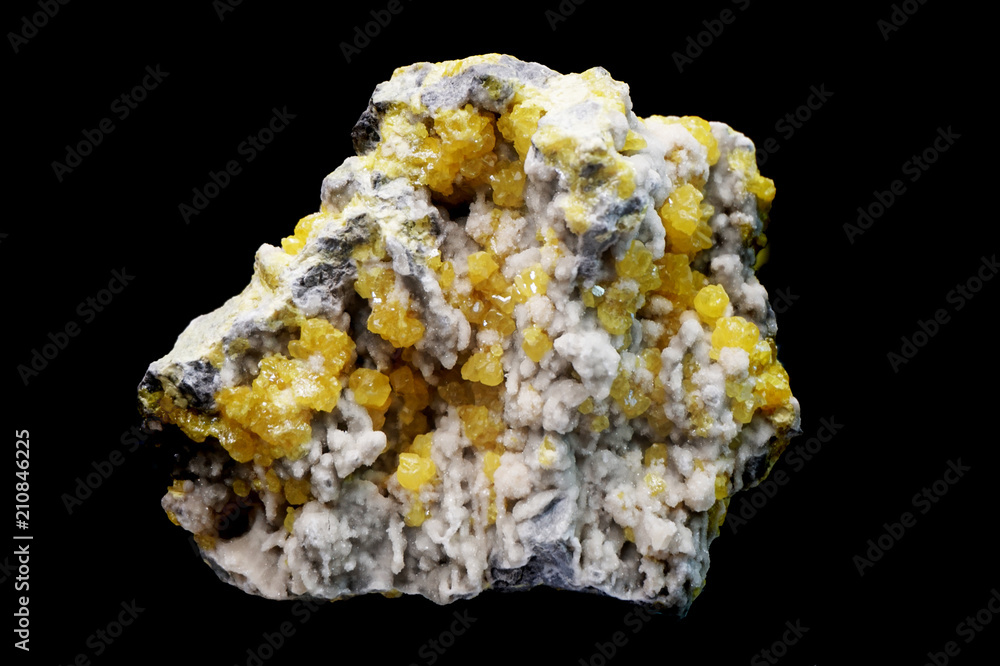 sulphur mineral isolated sulphur mineral isolated