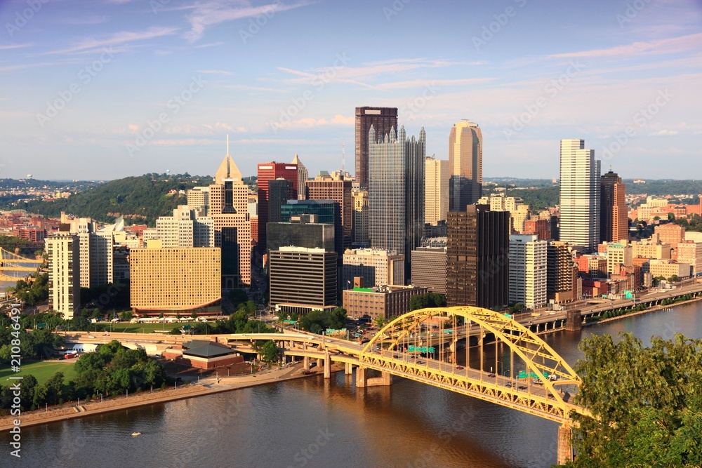 Pittsburgh city skyline