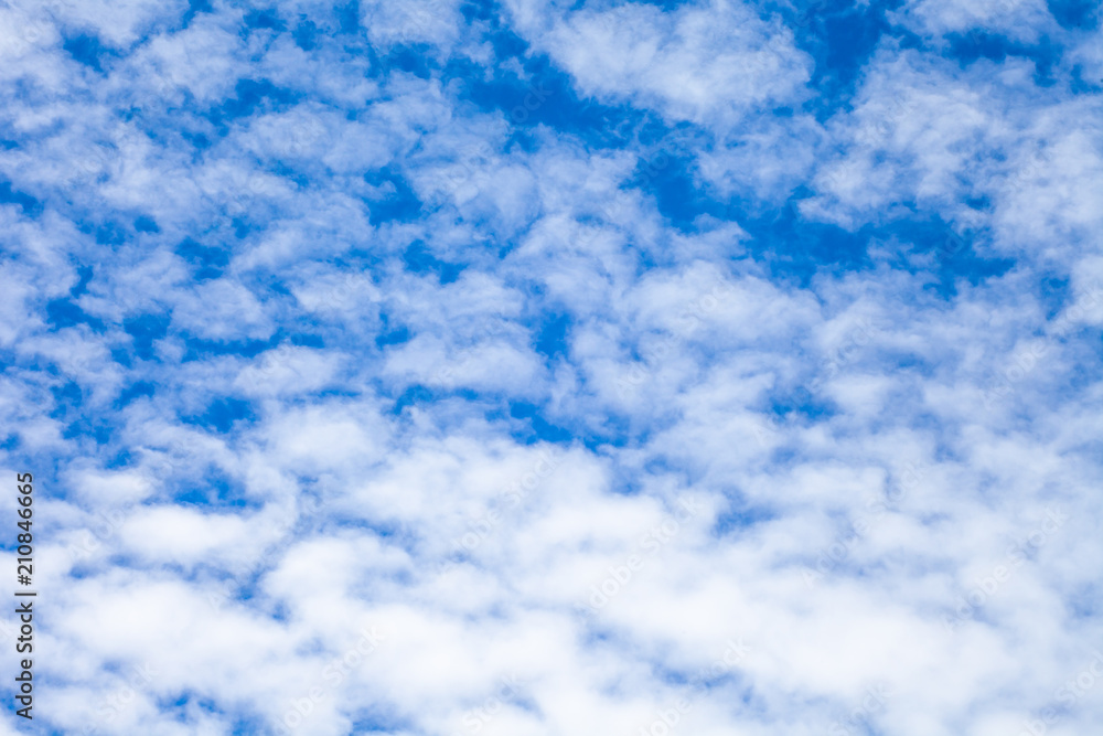 Clear sky Cirrocumulus Clouds in the troposphere. Clear sky Cirrocumulus Clouds in the troposphere.