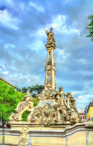 Saint George Fountain in Trier, Germany