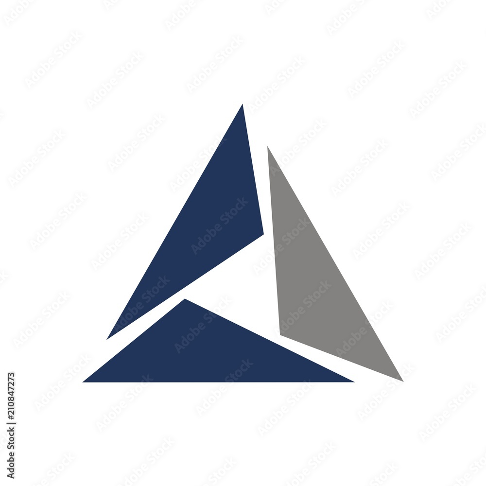 Abstract triangle logo design template vector illustration Abstract triangle logo design template vector illustration