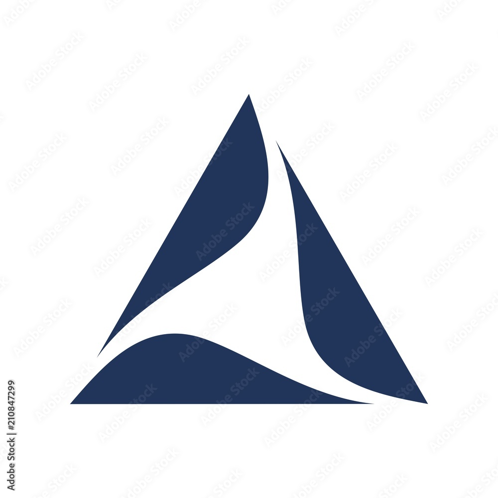 Abstract triangle logo design template vector illustration Abstract triangle logo design template vector illustration