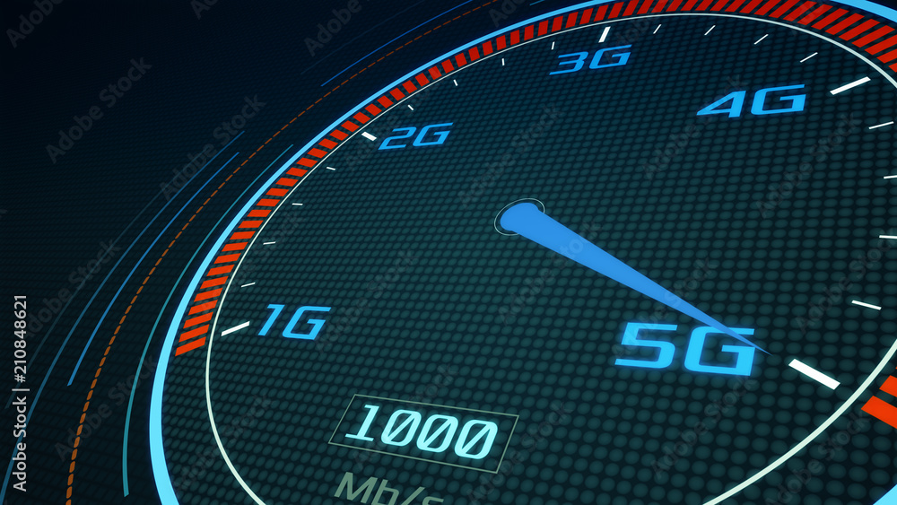 Fototapeta premium 5G mobile network concept