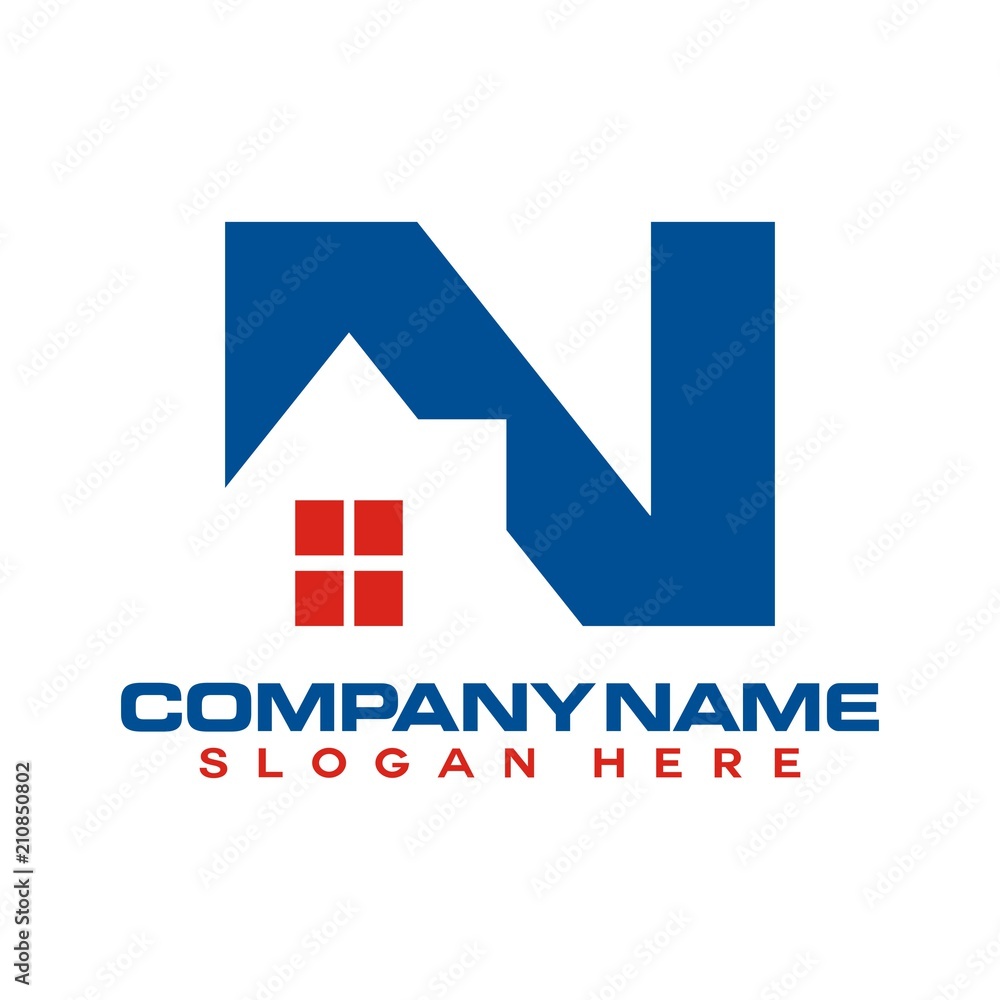 Real estate logo design template vector illustration Real estate logo design template vector illustration