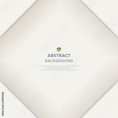 Abstract of soft brown paper cut square background.