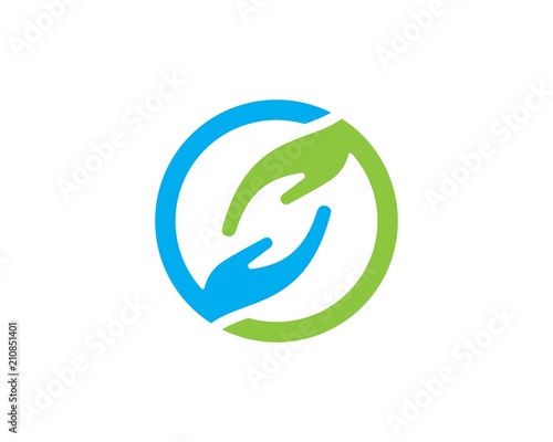 Hand Care Logo Template