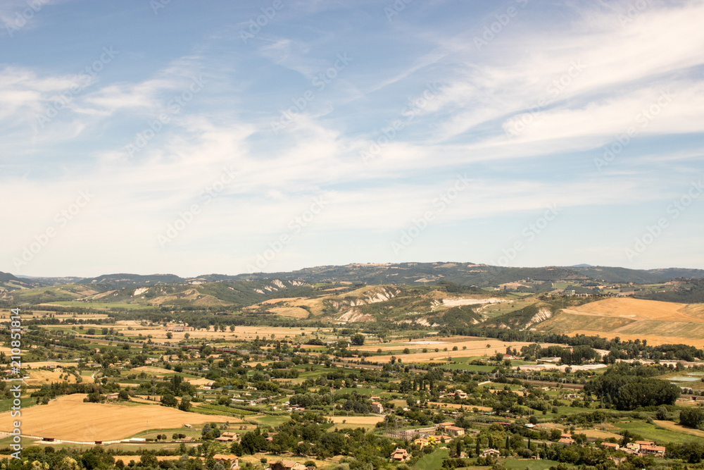 Beautiful view from the city of Orvieto, Umbria, Italy