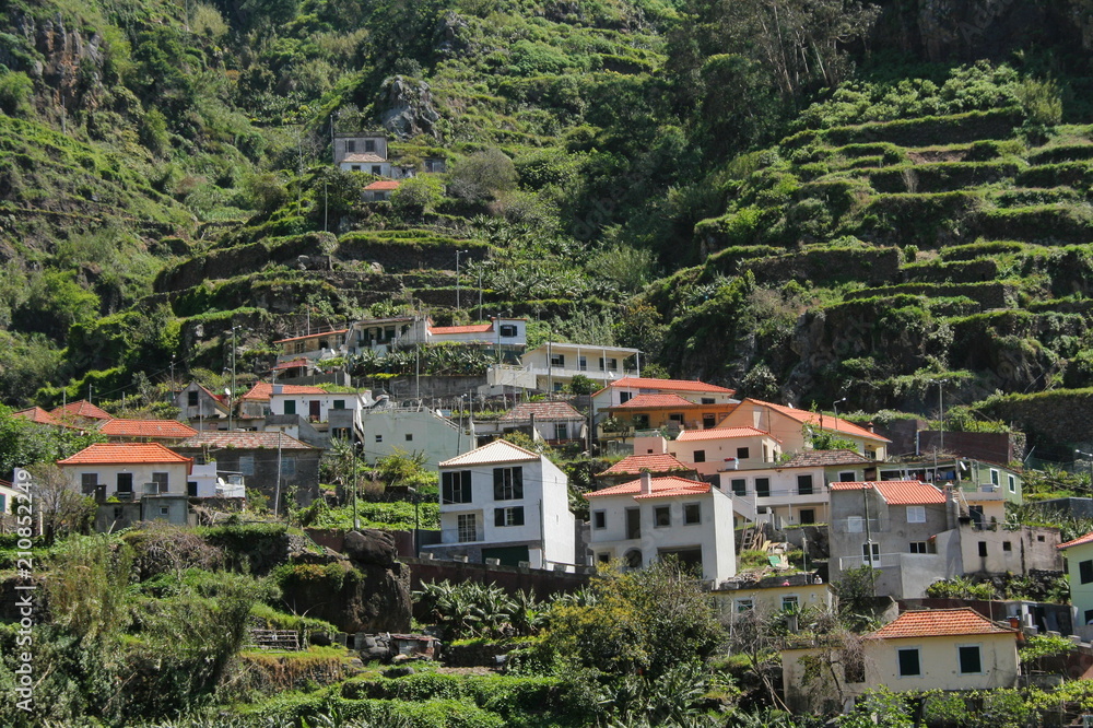 Landscape at Encumeada Pass in Madeira
