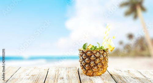 fresh pineapple fruits 