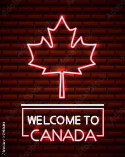 canada day neon