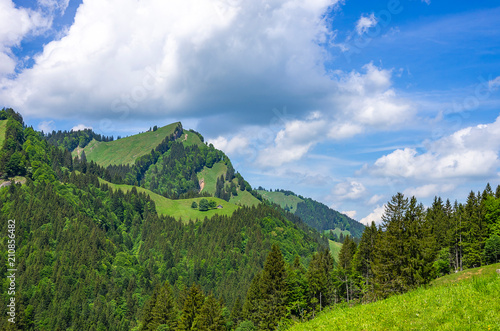 Mountain Landscape in the Swiss Alps