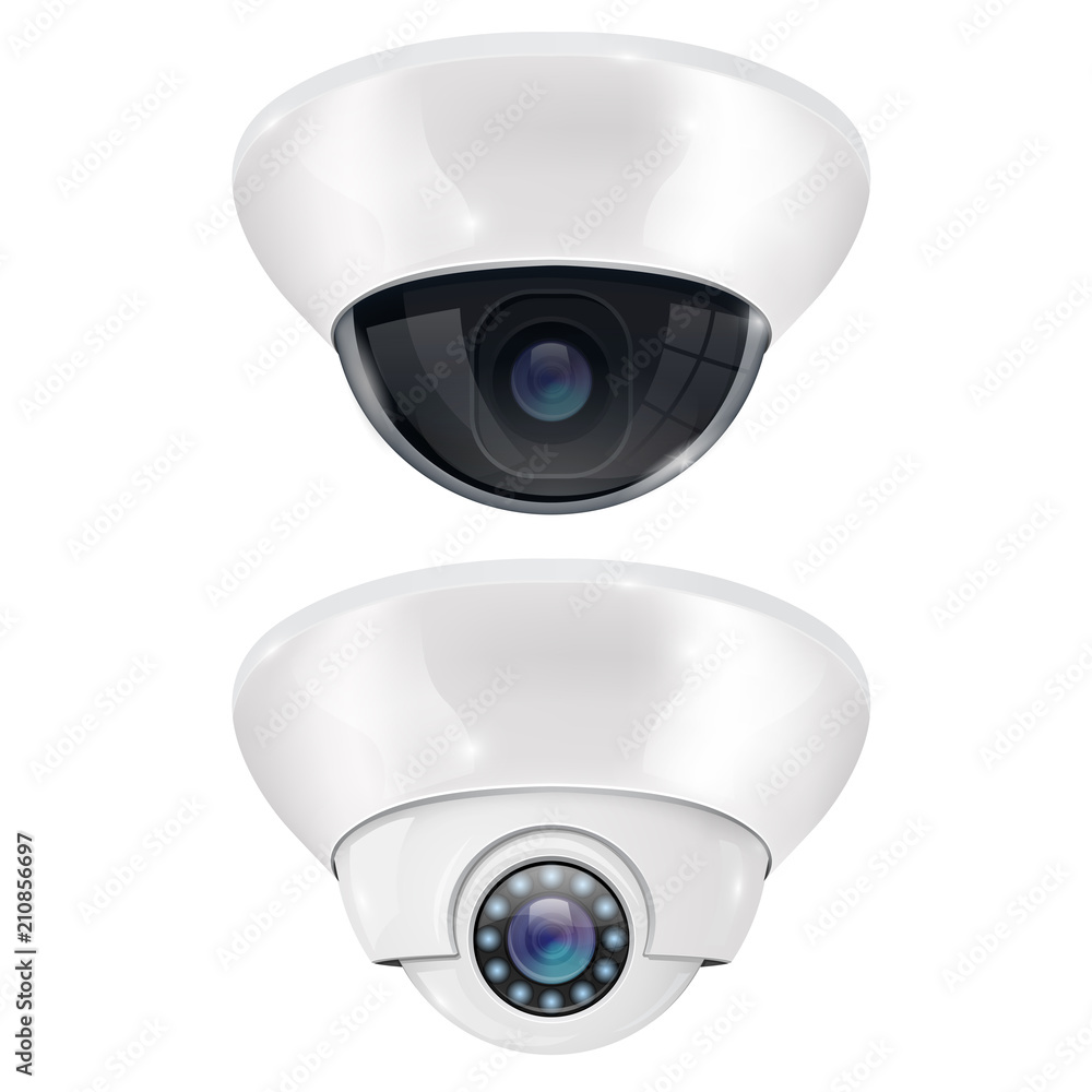 CCTV surveillance camera. Ceiling mount system CCTV surveillance camera. Ceiling mount system