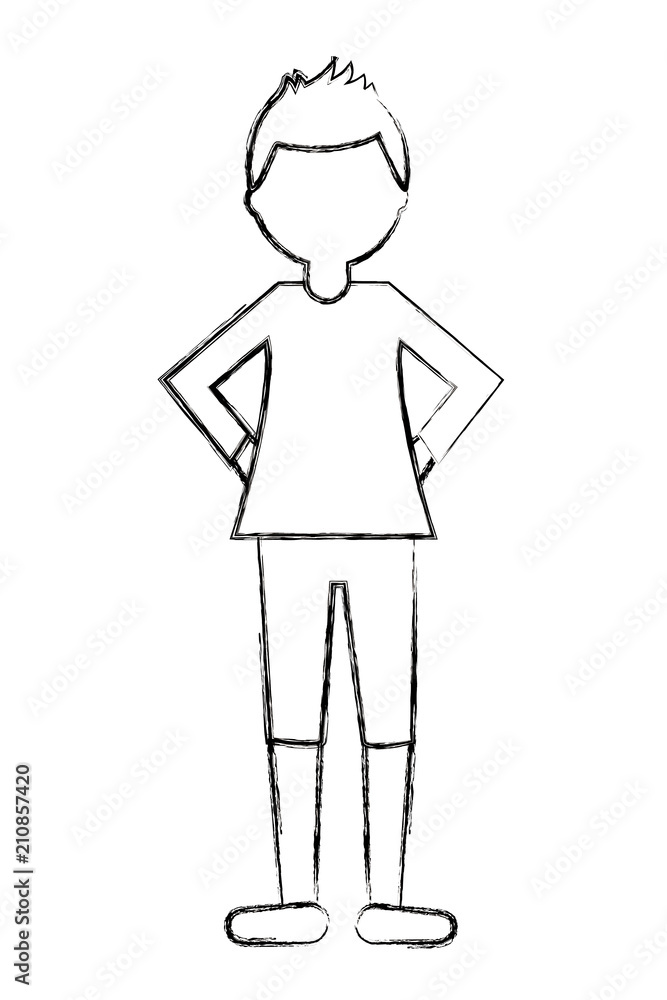 young man avatar character young man avatar character