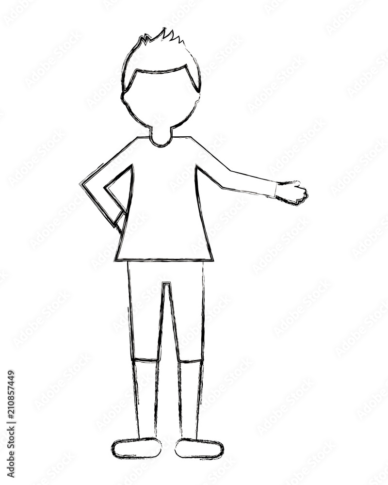 young man avatar character young man avatar character