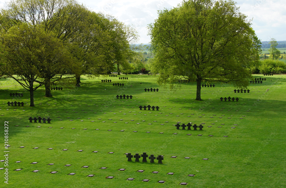 Fototapeta premium Cimetière militaire allemand de la Cambe