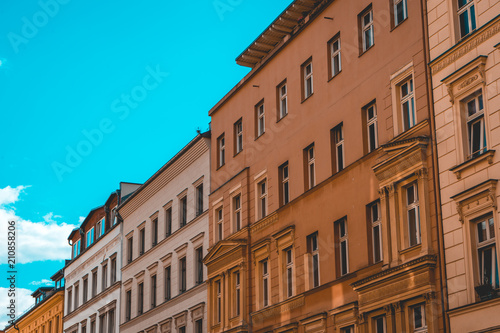 some row apartment buildings at berlin, mitte © Robert Herhold