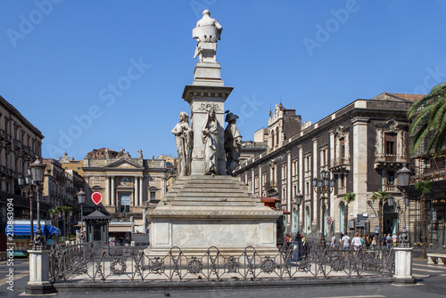 Vincenzo Bellini statue, Catania, Italy