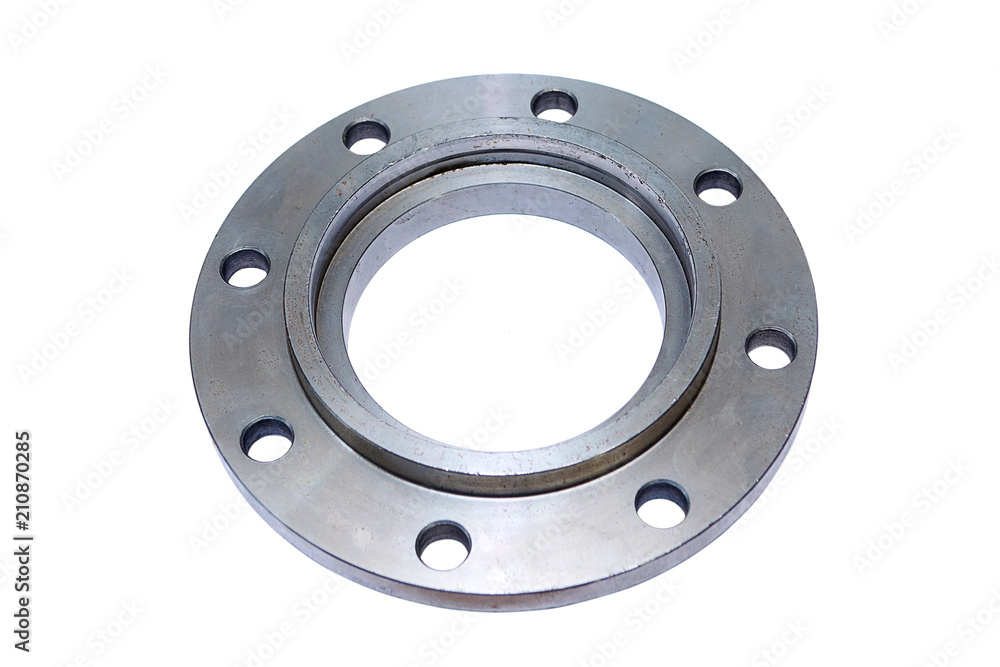 Metallic finish steel flange for industrial plumbing Metallic finish steel flange for industrial plumbing