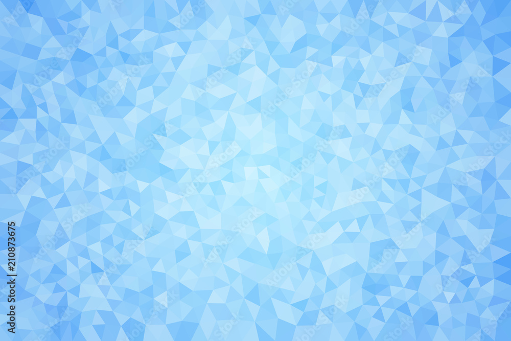 Obraz premium Błękitne geometryczne tło
