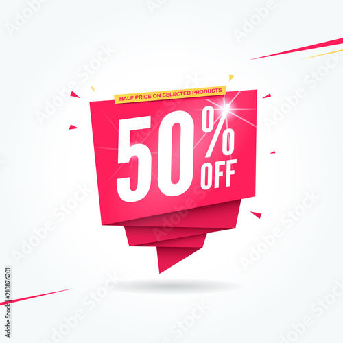 50% Off Half Price Commercial Tag