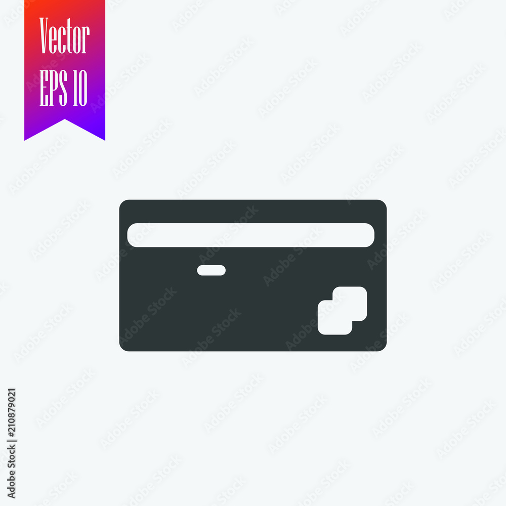 bank card icon vector bank card icon vector