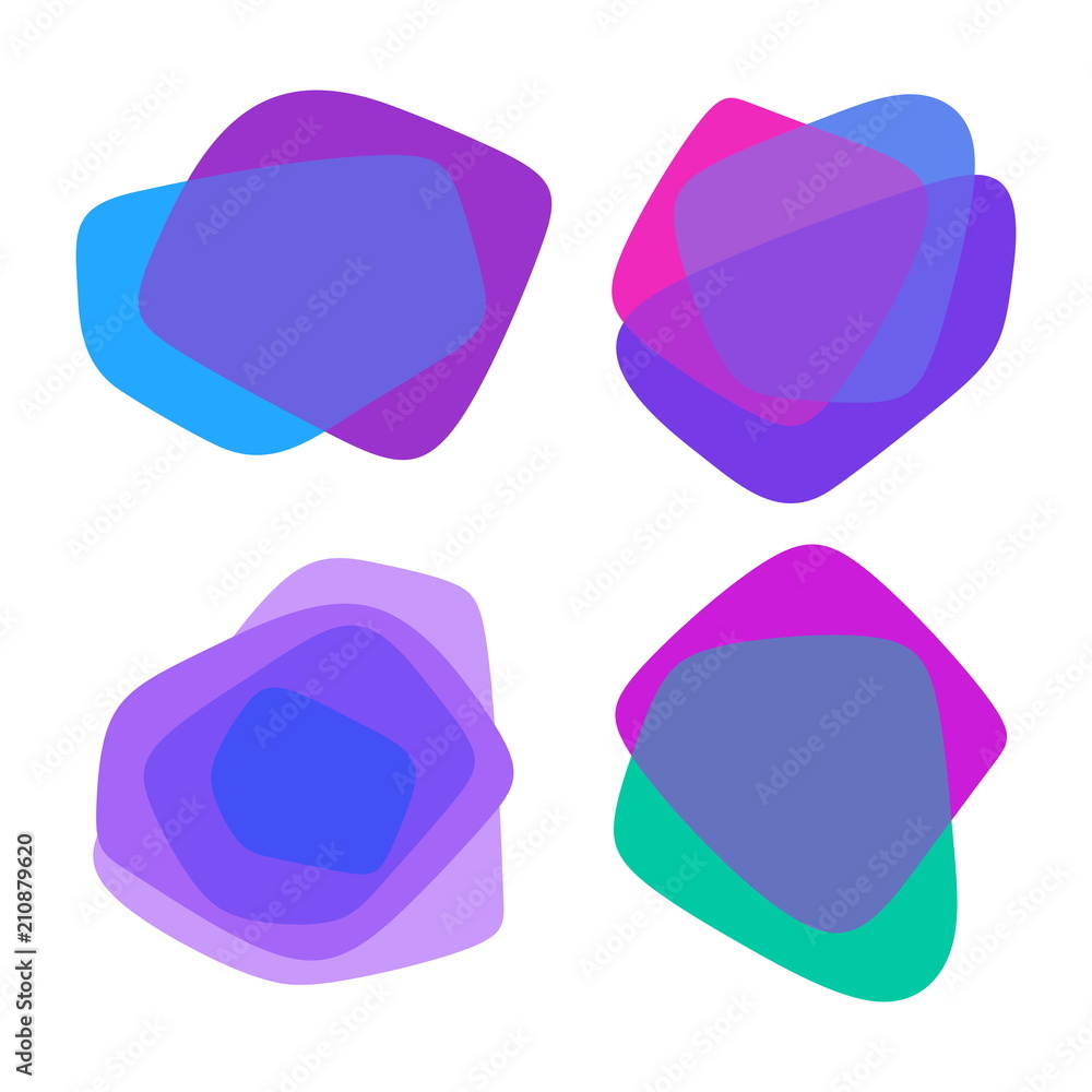 Set of colorful abstract backgrounds Set of colorful abstract backgrounds