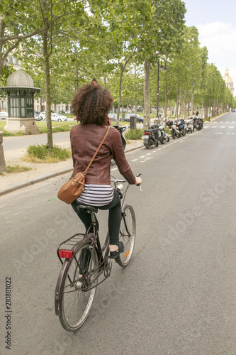 Bicycle ride in Paris 