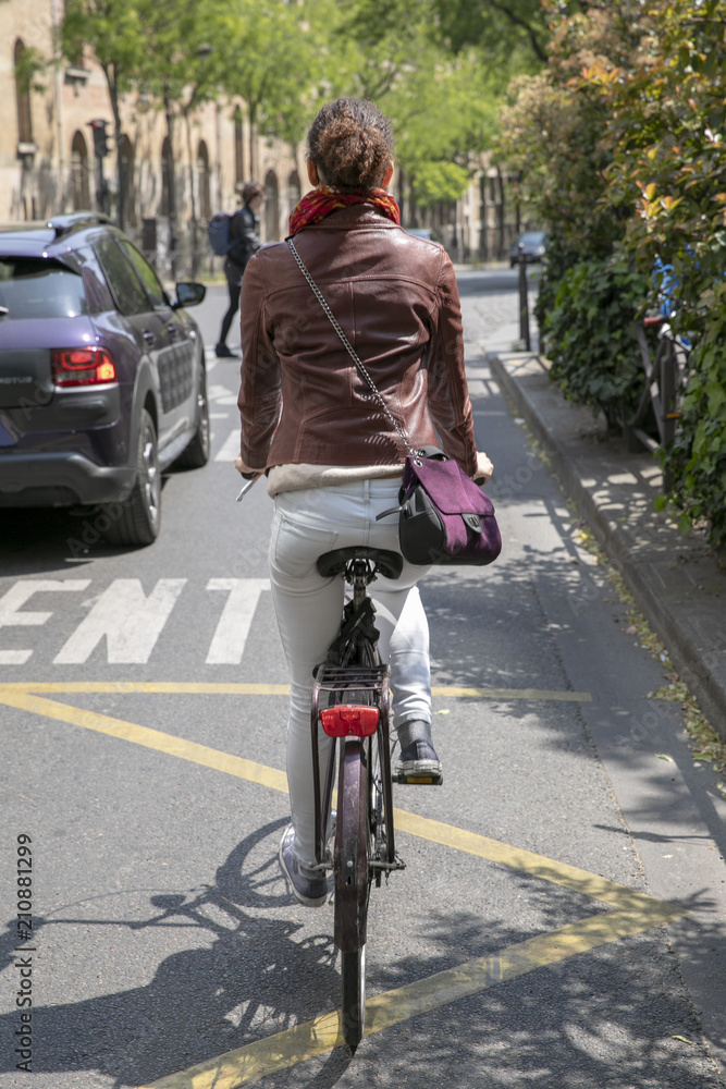 Bicycle ride in Paris Bicycle ride in Paris
