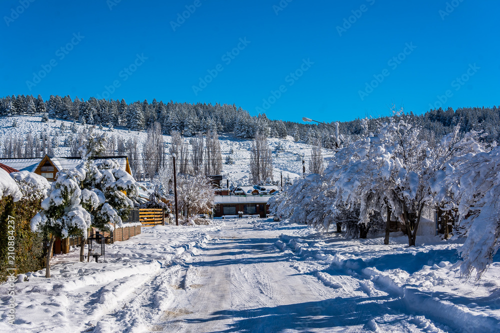 Obraz premium calles nevadas 2