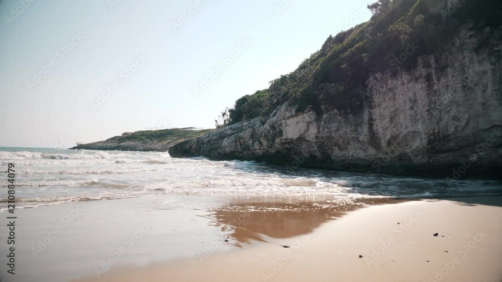Landscape of wild beach in the Gargano, Puglia, Italy. Landscape of wild beach in the Gargano, Puglia, Italy.