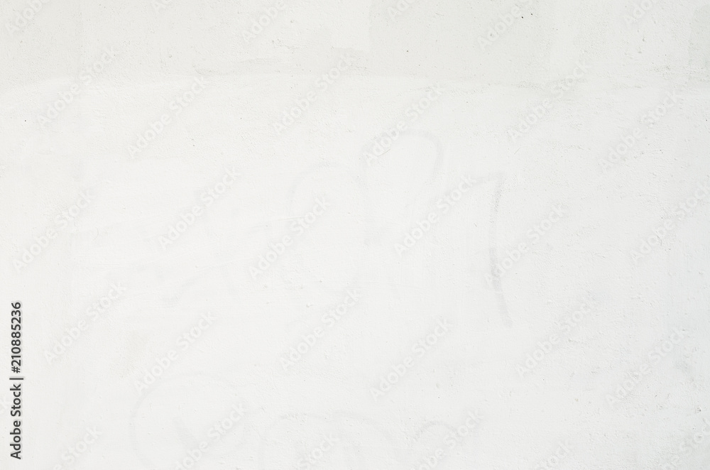 White Plaster Wall Texture. Empty Bright Plaster Background
