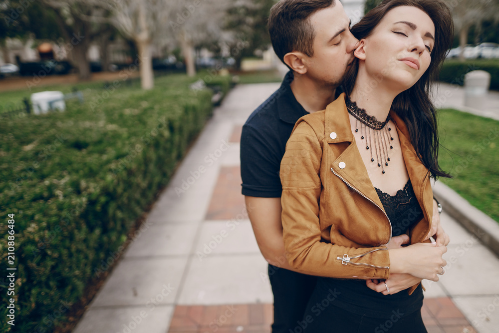 Fototapeta premium young couple together
