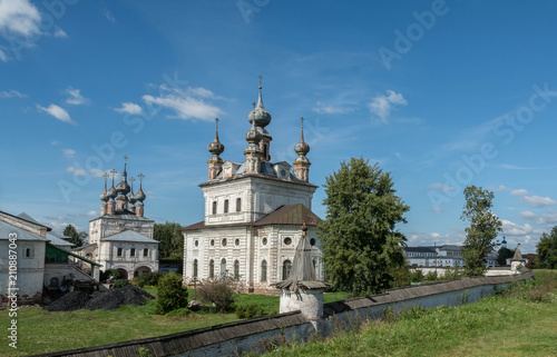 Golden Ring of Russia. In the territory of Archangel Michael monastery in Yuryev-Polsky