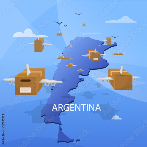 Shipping of packages in Argentina. Online shopping