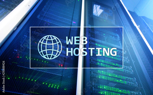 Web Hosting, providing storage space and access for websites. photo